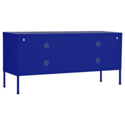 Berkfield Tv Cabinet Navy Blue 105X35X50 Cm Steel - thumbnail 5