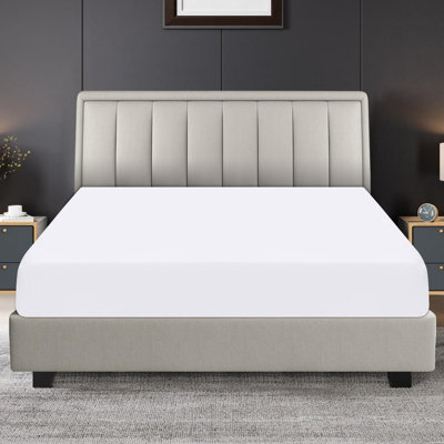 Pamposh Double Fitted Sheet Durable Elastic Fitted Bed Sheets Double Fade Resistant Ultrasoft Luxury Fitted Sheet - image 1