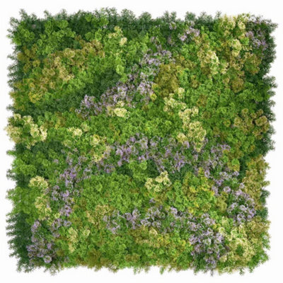 eXtreme Artificial Woodland Moss Hedge Plant Panels 1Mx1M, Indoor & Outdoor Living Wall Backdrop For Balcony, Courtyard, Wedding Pictures