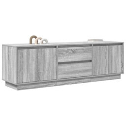 Berkfield Durable Tv Cabinet With Led Lights Grey Sonoma 160.5X41X50 Cm - thumbnail 5