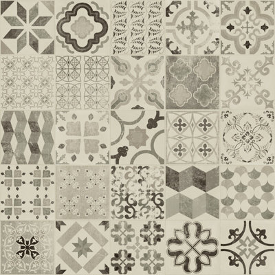 Almeria Black Victorian Vinyl By Remland (5M X 4M) - image 1