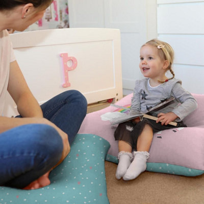 rucomfy Beanbags Rucomfy Indoor Unicorn Bean Bag - Kids Floor Cushion Seat - image 1