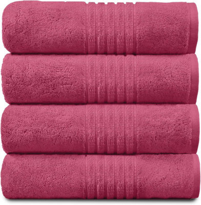 Gc Gaveno Cavailia Hampton Royal 12 Pack Face Towel 30X30 Blush Pink Egyptian Cotton Premier Super Absorbent Towel - image 1