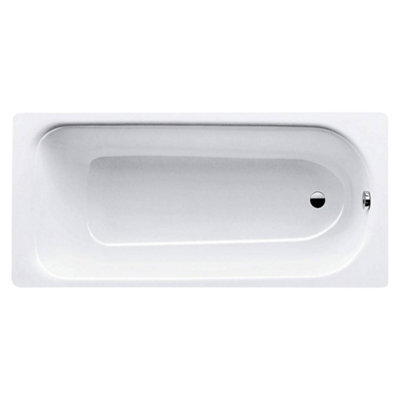 Arley Kaldewei Eurowa Rectangular No Tap Hole Anti Slip Single Ended 2mm Steel Enamel Bath 1700X700mm Alpine White - image 1