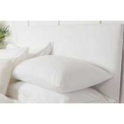 Belledorm Faux Suede Headboard Cover White (Single)