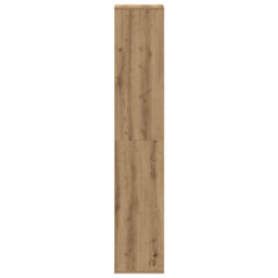 Vidaxl Shoe Cabinet Artisan Oak 54X34X183 Cm Engineered Wood - thumbnail 6