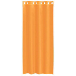 Berkfield Voile Curtains With Grommets 2 Pcs Orange 140X225 Cm - thumbnail 4