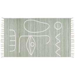 Beliani Outdoor Rug Yavu Light Green 80 X 150 Cm - thumbnail 1