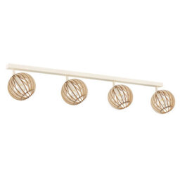 Luminosa Lighting Luminosa Parula Ceiling Spotlight Bar 4 Light Brown, Beige - thumbnail 2