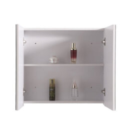 Sundaze 2 Door Mirror Cabinet Bathroom Wall Storage Furniture 600X667mm Gloss White - thumbnail 2