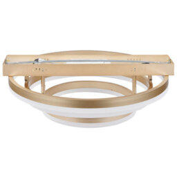 Beliani Ps Ceiling Lamp Gold Aluminium Integrated Led Three-Ring Round Ceiling Light 52Cm Diameter - thumbnail 4