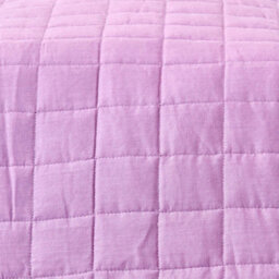 Homescapes Cotton Quilted Reversible Bedspread Lavender Purple,150 X 200 Cm - thumbnail 5