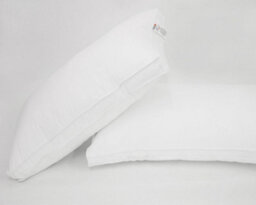 Lancashire Textiles Side Sleeper Pillow Hollowfibre Filling And 100% Cotton Casing Medium Support - Single Pillow - thumbnail 3