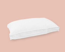 Lancashire Textiles Side Sleeper Pillow Hollowfibre Filling And 100% Cotton Casing Medium Support - Single Pillow - thumbnail 2