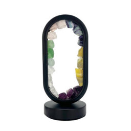 Cello Gleneagles Oval Earth Led Natural Crystal Lamp - Mixed Minerals Dimmable Led - thumbnail 6