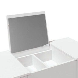 Walplus Dressing Table With Mirror White 100X45X76 Cm - thumbnail 8