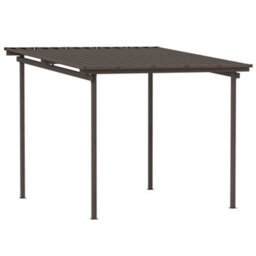 Outsunny 3 X 3(M) Waterproof Metal Pergola Easy To Assemble Lean To Pergola - thumbnail 2