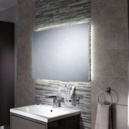 Sensio Eden 900 X 600mm Backlit Cool White Led Bathroom Mirror - Touch Sensor & Demister (Se30756C0) - thumbnail 2