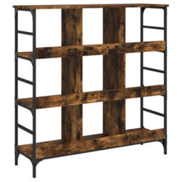 Berkfield Sideboard Smoked Oak 102X32X103.5 Cm Engineered Wood - thumbnail 6