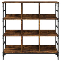 Berkfield Sideboard Smoked Oak 102X32X103.5 Cm Engineered Wood - thumbnail 4