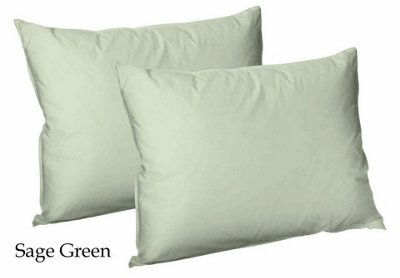 ARLinens Pair Of Pillowcase Polycotton Plain Dyed Housewife Pair Of Pillow Covers 75Cmx50Cm