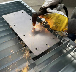 Megamaxx Uk™ Plasma Cutting Table & Workbench - Flat-Pack Work Table - 83Cm X 45Cm X 90Cm High - Wheels Included - thumbnail 5