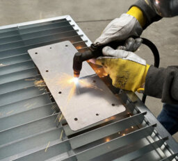 Megamaxx Uk™ Plasma Cutting Table & Workbench - Flat-Pack Work Table - 83Cm X 45Cm X 90Cm High - Wheels Included - thumbnail 3