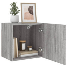 Berkfield Tv Wall Cabinets 2 Pcs Grey Sonoma 40.5X30X40 Cm Engineered Wood - thumbnail 5