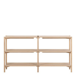 Furniture To Go Braidwood Bookcase With 4 Shelves In White Oak Veneer - thumbnail 2