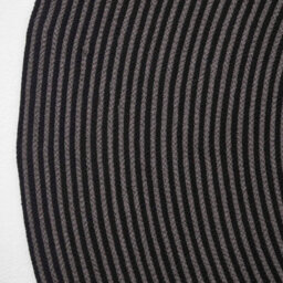 Homescapes Grey And Black Handmade Woven Spiral Braided Rug, 200 Cm Round - thumbnail 3