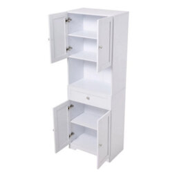 Kitchen Tall Sideboard Storage Cabinet Cupboards Freestanding Dining Pantry Unit - thumbnail 5