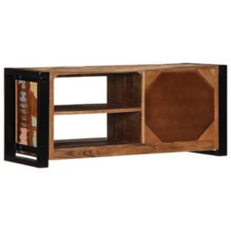Berkfield Industrial Tv Cabinet 80X30X35 Cm Solid Wood Reclaimed - thumbnail 5