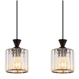Luminosa Lighting Luminosa Jordana Bar Pendant Ceiling Light Matt Black 4X E27 - thumbnail 4