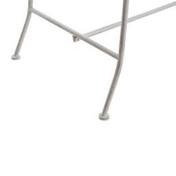 Beliani Garden Bench Pavia 146 Cm Metal Off-White - thumbnail 8