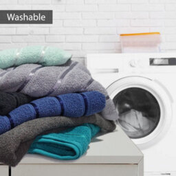 Casabella 4 Pk Bath Sheet Towel Set 80X140 Cm-Luxury 100% Cotton, Highly Absorbent Towel-Extra Large Bath Towels Silver - thumbnail 7