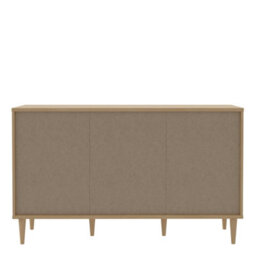 Wyld Haus Mallowmoss Rattan And Wood 3 Door Sideboard - thumbnail 8