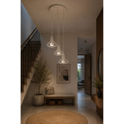 Luminosa Lighting Luminosa Axia Cluster Pendant Ceiling Light White 3X Gx53 - thumbnail 2