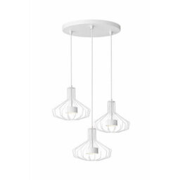 Luminosa Lighting Luminosa Axia Cluster Pendant Ceiling Light White 3X Gx53 - thumbnail 1