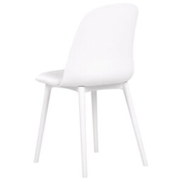 Beliani Set Of 2 Dining Chairs Fomby White - thumbnail 6