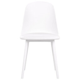 Beliani Set Of 2 Dining Chairs Fomby White - thumbnail 5