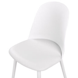 Beliani Set Of 2 Dining Chairs Fomby White - thumbnail 7