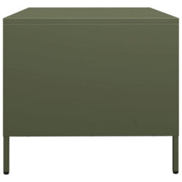 Berkfield Tv Cabinet Olive Green 68X50X43.5 Cm Cold-Rolled Steel - thumbnail 7