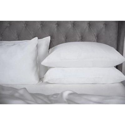 Xample Belledorm 100% Mulberry Silk Pillowcase Pair Ivory, 16 Momme Luxury Silk Pillow Covers, Soft Hypoallergenic Temperature Regulating - image 1