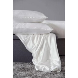 Xample Belledorm 100% Mulberry Silk Pillowcase Pair Ivory, 16 Momme Luxury Silk Pillow Covers, Soft Hypoallergenic Temperature Regulating - thumbnail 2