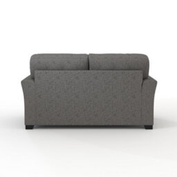 Furnishings For Less UK Hartley Grey 2 Seater Sofa Full Back Tufted Cushions - thumbnail 4
