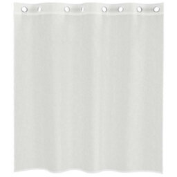 Berkfield Voile Curtains With Grommets 2 Pcs White - thumbnail 4