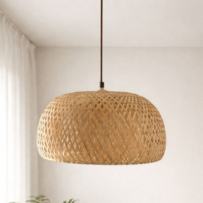 CGC Interiors Cgc Bronte Bamboo Easy Fit Hand Made Lampshade - image 1