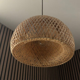 CGC Interiors Cgc Bronte Bamboo Easy Fit Hand Made Lampshade - thumbnail 6