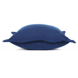 Homescapes Luxury Outdoor Cushions 2 Set, Waterproof Filled Cushion, Soft-Touch, Plain Navy Blue, For Garden And Indoors, 45X45 Cm - thumbnail 3