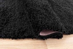 Desire Rugs Plain Living Room Shaggy Area Rugs Black 60X110 Cm - thumbnail 4